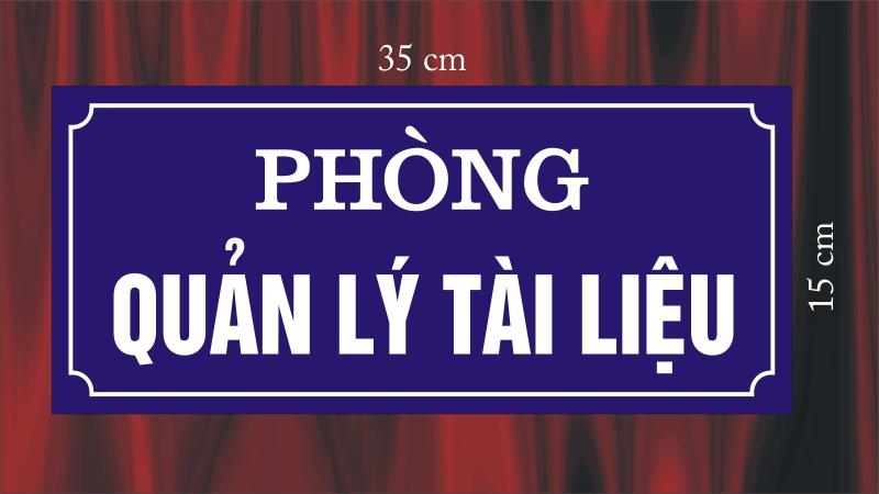 Biển phòng ban công ty